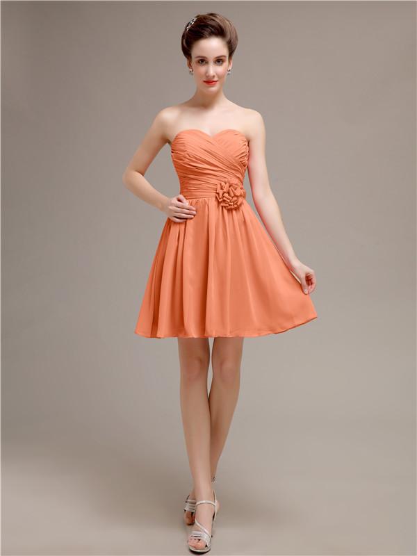 Sweetheart Short A-Line Bridesmaid Dresses