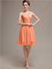 One Shoulder Short A-Line Bridesmaid Dresses