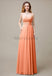 Cross-Pleated Chiffon Bridesmaid Dress with Sweetheart