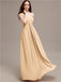 A-line One-shoulder Long Chiffon Bridesmaid Dresses