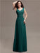 Straps Pleats Chiffon Bridesmaid Dresses