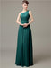 One Shoulder Pleats Chiffon Bridesmaid Dresses