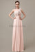 One Shoulder Chiffon Floor Length Bridesmaid Dresses