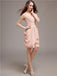 Sweetheart Short Sheath Bridesmaid Dresses