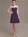 Sweetheart Pleats Chiffon Bridesmaid Dresses