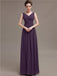 V-Neck Pleats Chiffon Bridesmaid Dresses