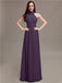 High Neck Chiffon Bridesmaid Dresses