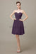 Sweetheart Short Chiffon Bridesmaid Dresses