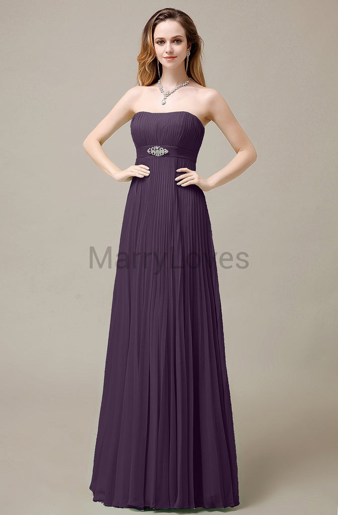 Strapless A-Line Bridesmaid Dresses