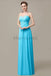 Sweetheart Chiffon Long Bridesmaid Dresses