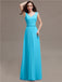 Straps Pleats Chiffon Bridesmaid Dresses