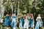 A-line Floor-length Straps V-neck Appliques Top Bridesmaid Dresses, BD0625