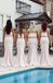 Mermaid Strapless Simple Long Bridesmaid Dresses With Train, BD0642