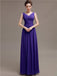 V-Neck Pleats Chiffon Bridesmaid Dresses