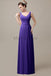 V-Neck Straps Pleats Bridesmaid Dresses