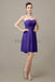 Strapless Pleats Sweetheart Bridesmaid Dresses