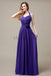 Halter A-line Pleats Chiffon Bridemaid Dresses