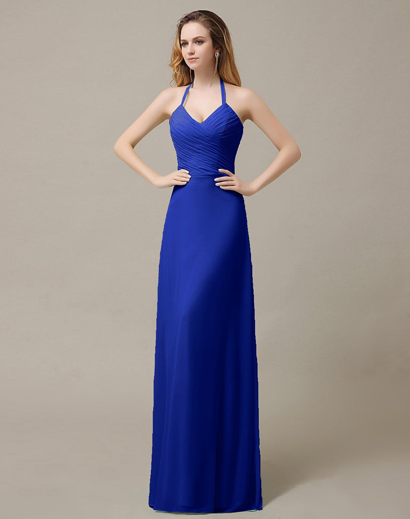 Halter A-Line Bridesmaid Dresses