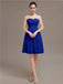 Sweetheart Chiffon Short Bridesmaid Dresses