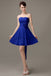 Strapless Pleats Chiffon Bridesmaid Dresses