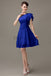 One Shoulder Ruffles Bridesmaid Dresses