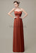 Sweetheart Pleats Chiffon Bridesmaid Dresses