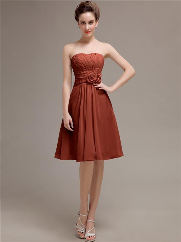 Sweetheart Short A-Line Bridesmaid Dresses