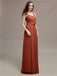 A-line Halter Appliques Chiffon Bridesmaid Dresses