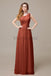 One Shoulder Pleats Floor Length Bridesmaid Dresses