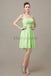 Strapless Pleats Sweetheart Bridesmaid Dresses