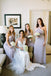 A-line Halter Sleeveless Long Chiffon Bridesmaid Dresses With Pleats, BD0613