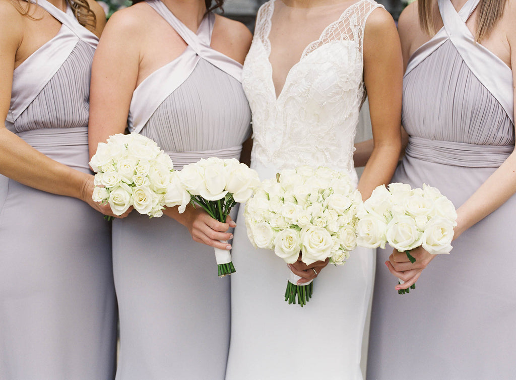 A-line Halter Sleeveless Long Chiffon Bridesmaid Dresses With Pleats, BD0613