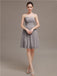 Sweetheart Chiffon Short Bridesmaid Dresses