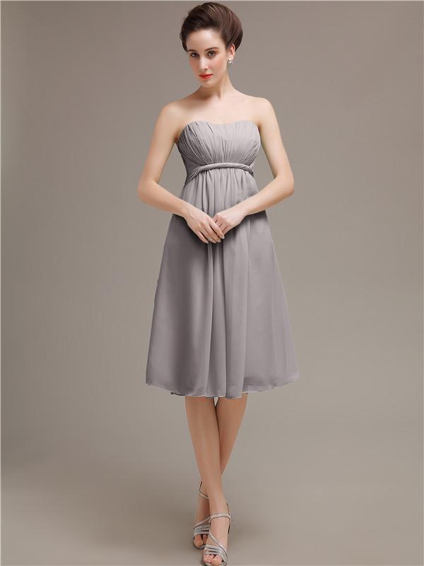 Sweetheart Knee-Length A-Line Bridesmaid Dresses