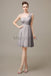 One shoulder Pleats Chiffon Bridesmaid Dresses