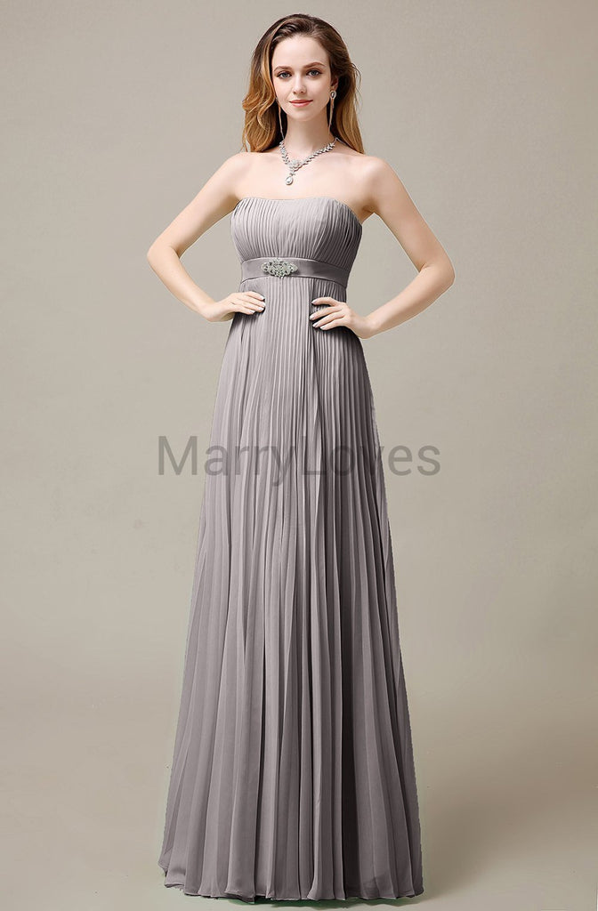 Strapless A-Line Bridesmaid Dresses