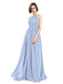 A-line Sleeveless Straps Pleats Bridesmaid Dresses