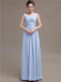 V-Neck Pleats Chiffon Bridesmaid Dresses