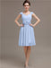 Straps Chiffon Short Bridesmaid Dresses