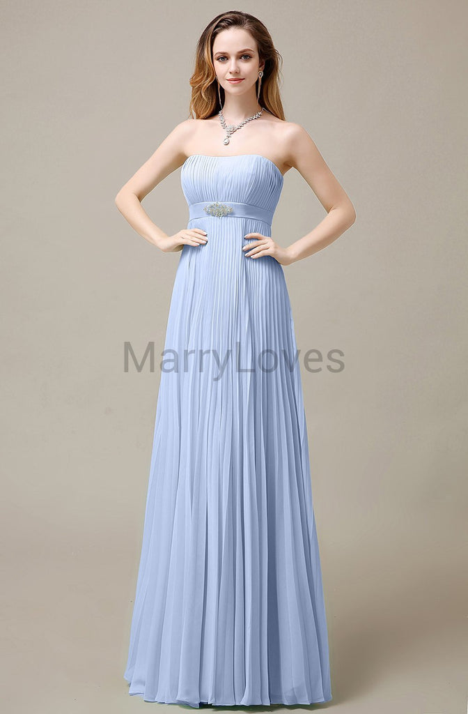 Strapless A-Line Bridesmaid Dresses