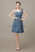 One-shoulder Pleats Appliques Bridesmaid Dresses