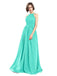 A-line Sleeveless Straps Pleats Bridesmaid Dresses