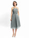 Halter Sleeveless Pleats Bridesmaid Dresses