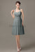 Halter Chiffon Short Bridesmaid Dresses