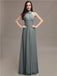 High Neck Chiffon Bridesmaid Dresses