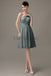 One Shoulder Pleats Bridesmaid Dresses