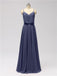 Spaghetti Strap Chiffon Floor Length Bridesmaid Dresses