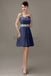 Spaghetti Strap Chiffon Short Bridesmaid Dresses