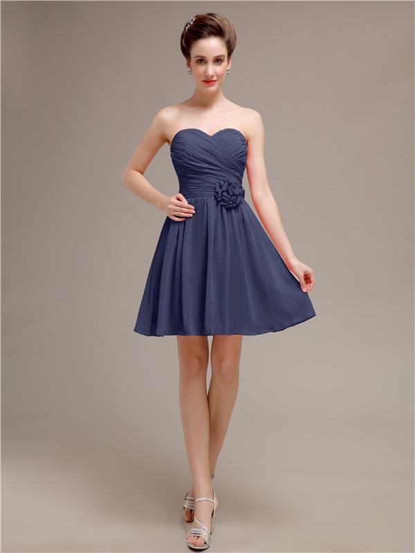 Sweetheart Short A-Line Bridesmaid Dresses