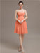 Sweetheart Chiffon Short Bridesmaid Dresses